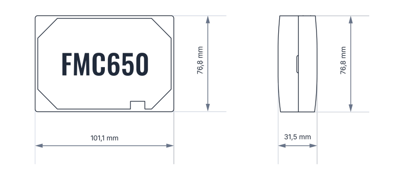 CRE-FMC-1650 — Teknik Ölçüler